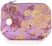 Handmade Jewelry Pouch Women Coin Purse Brocade Zipper Wallet Silk Makeup Bag, PINK, small, Classical Accessories