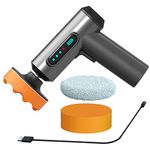 Cordless Car Buffer Polisher, 2000mAh Rechargeable Electric Wireless Polisher, Portable Lightweight Car Polishers And Buffers, Ergonomic Design Portable Cordless Polisher For Car Detailing