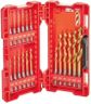 Milwaukee 48-89-4680 18-Piece Shockwave Impact Duty Thunderbolt Titanium Drill Bit Set w/Anti-Walking 135 Degree Angled Tip and Storage Case