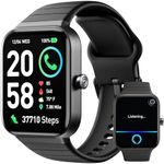 Smart Watch for Men(Answer/Make Call), Alexa Built-in 1.8" Touch Screen Fitness Watch with Heart Rate SpO2 Sleep Monitor, 100 Sports, IP68 Waterproof Outdoor Sports Smartwatch for Android iOS Phones