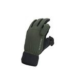 SEALSKINZ Unisex Waterproof All Weather Sporting Glove - Olive Green/Black, Medium