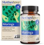 Motherlove - Malunggay (Moringa), Nutrient-Dense Herbal Breastfeeding Supplement for Nursing and Pumping Moms, Potent Lactation Support for Milk Supply, Alcohol-Free Vegan Liquid Capsules, 60 Count