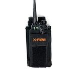 X-FIRE® Portable Radio Duty Belt or MOLLE Washable Holder Pouch Case for Tactical Two-Way Walkie Talkie VHF/UHF Handset Radios, Scanner, GPS for Firefighter APX EMS/EMT Fire LE Search Rescue