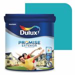 Dulux Promise Exterior Emulsion Paint (4L, Taking The Plunge) | Ideal for Exterior Walls | Smooth Finish | Anti-Peel & Anti-Crack | Long-Lasting Colors