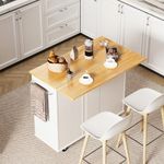 Shintenchi Rolling Kitchen Island C