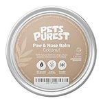 Pets Purest Coconut Paw & Nose Balm for Dogs, Cats, Puppy & Kitten - 100% Natural Anti-Inflammatory Moisturiser Wax for Paws, Pads, Itchy Skin & Dry Nose Healing - 100ml