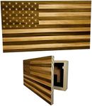 American Flag Concealed Gun Cabinet