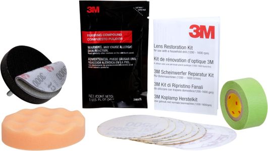 3M Headlight Restoration Kit – Lens Cleaning & Polishing System