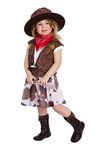 Cowgirl Toddler Fancy Dress Costume Age 3