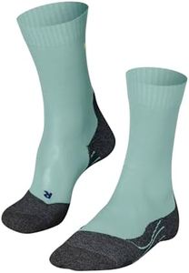 FALKE Women's TK2 Cool Hiking Socks, Green (Mint 7630), 9.5-10.5, 1 Pair