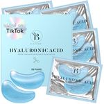 BLOOMORA Hyaluronic Acid Under Eye Patches (30 Pairs) | Under Eye Mask for Appearance of Dark Circles | Eye Patches for Puffy Eyes Smoothing | Eye Masks | Eye Mask Skincare