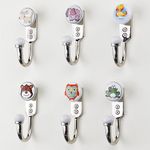 Indian Shelf 6 Pack Multicolor Wall Hook Ceramic Kids Coat Rack Unique Wall Hooks for Hanging Towel Heavy Duty Entryway Kids Coat Hooks Shower Robe Holder Hat Rack Decorative Hooks