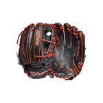 Wilson 2022 A2000 1716 11.5" Infield Baseball Glove - Black/Copper, Right Hand Throw