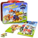 All Paws on Deck Paw Patrol Puzzle in Tin, 24 Pieces (8" x 6" x 3") Large