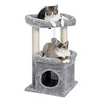 PAWZ Road Cat Tree, Multi-Level Cat Tower with Sisal-Covered Scratching Post, Cozy Cat Condo and Large Cat Perch for Indoor Cats