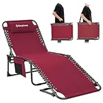 KingCamp Folding Outdoor Chaise Lou