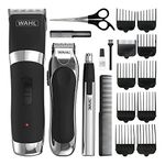 Wahl Cordless Clipper & Trimmer Gift Set, Cordless Grooming Set, Hair Clippers for Men, Men’s Beard Trimming, Nose Ear & Brow Trimmer, Male Grooming Set