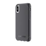 Griffin Survivor Strong Case Cover for iPhone X/XS- Black/Deep Grey - TA43986