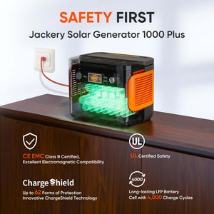 Jackery Explorer 1000 Plus Portable Power Station – High-Capacity Backup
