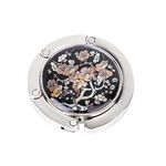 1 x Round Folding Bag/Handbag/Purse Hook Hanger Holder---Plum blossom Pattern