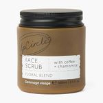 UpCircle Coffee Face Scrub - Floral Blend For Sensitive Skin 100ml - Chamomile, Shea Butter, Coconut + Rosehip Oil - Natural, Vegan Face Exfoliator For Soft, Smooth Skin