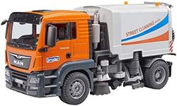 Bruder BS100 1:16 TGS Street Sweeper Cleaning Truck Kids Pretend Play Toy 4y+