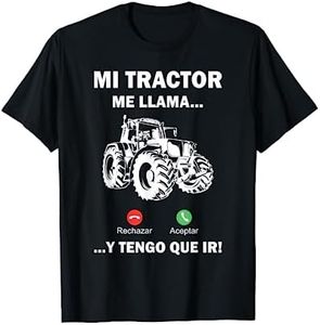 Tractorista Agricultor Regalo Granjero Mi Tractor Me Llama Camiseta