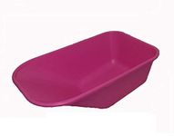 WHEELBARROW REPLACEMENT PLASTIC BODY 110 LITRE NO HOLES MADE IN UK Pink