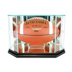 Perfect Cases Octagon Football Glass Display Case, Black