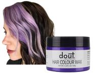 Dout Royal Purple Hair Styling Colour Wax (120 gms) : Temporaray, Washable, Instant, chemical free,No Bleach.