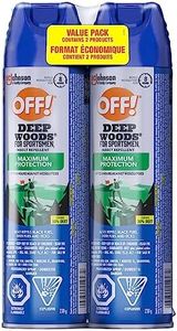 OFF Deep Woods Insect and Mosquito Repellent for Sportsmen, Bug Spray for Camping, Bug Repellent Safe for Clothing, 230 g, 2pk, (Packaging May Vary)