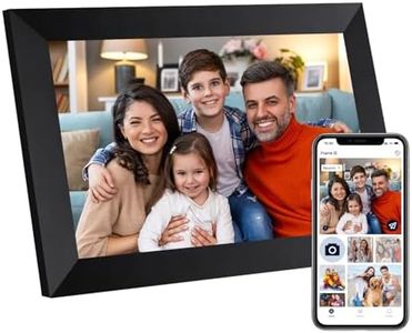 Humblestead Cadre Photo numérique 10,1 Pouces WiFi, IPS Écran Tactile Le Cloud Intelligent Cadre Photo 32gb, Partagez Vos Photos ou vidéos Via l’app AiMOR, Rotation Automatique, Montage Mural