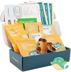 eat2explore Kids Real Dessert Baking Kit for Families | Includes 3 Recipe Cards from Sweden, Croatia and Austria with Key Ingredients, Baking Tools, Fun Kids Explorer Guide | Explore Europe
