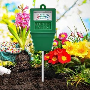 Soil Moisture Meter, Soil Plant Moisture Sensor Meter for Garden, Farm, Lawn Plants, Indoor & Outdoor Soil Plant Water Meter (No Battery Needed)