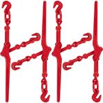 US Cargo Control Heavy Duty Lever Load Binder for 5/16" Grade 70 Chain (Working Load Limit: 5,400lb), 4-Pack