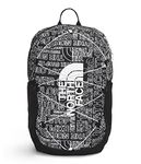 THE NORTH FACE Youth Court Jester Daypack, TNF Black TNF Marker Logo Print/TNF Black, One Size