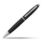 Cross Calais Refillable Twist-Action Plastic Ballpoint Pen with Chrome Appointments, Medium Ballpoint, includes Premium Gift Box and Black Cartridge, 1 Pack, Black