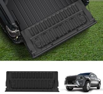 LASFIT Truck Tailgate Mat for Ford Ranger 2025 2024 5FT Truck Bed All Weather Protector TPE Tailgate Liner,1pc Black