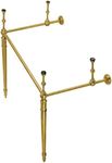 Kingston Brass VPB33287 Edwardian Console Sink Legs, Brushed Brass