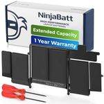 NinjaBatt Battery A1502 A1582 for Apple MacBook Pro Retina 13” A1493 [Early 2015 Mid 2014 Late 2013] - Long Lasting [71.8Wh/11.43V]