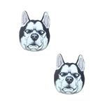 Ani Accessories Pack of 2 Imported PVC Animal Themes Heat-Transfer Patch DIY Decoration Appliques Motif Patch Stickers for Jeans Jacket, Backpacks Caps Woohome DIY Art & Crafts (Animal, Bull Dog)