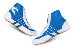 Prokick Grapple Kabaddi Shoes for Men | Kabaddi Shoes for Mens, Boys & Girls | Wrestling Shoes for Men | Weightlift Shoes | Versatile and Stylish Kabaddi Shoes, Blue/White - 7 UK