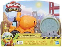 Play-Doh Wheels Mini Cement Truck Toy with 1 Can of Non-Toxic Play-Doh Cement Colored Buildin' Compound