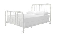 Little Seeds Monarch Hill Wren Metal Bed, Full, White