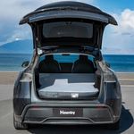 Havnby 4.5inch Foam Mattress for Tesla Model Y, Full Size Bed, Vacuum Compression, Roadtrip, Job Shifts, Nap, Camping, Guests & Home, Rechargeable Pump and Eyemask Provided (2025+ Model Y)