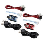 SJ@JX Arcade Game USB Encoder Board - Zero Delay Gamepad Controller for Nintendo Switch PC PS3 Raspberry Pi