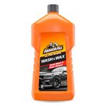 Armor All, Wash and Wax 1L, Car Shampoo and Polish, Dual Action Formula for a Clean and Shiny Car, Water Beading Technology to Prevent Water Stains, Ideal for Car & Motorcycle Detailing