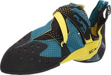 SCARPA Furia Air Climbing Shoe - Baltic Blue/Yellow 39.5