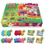 Christmas Advent Calendar from Zimpli Kids, 24 Quality Gifts, Xmas Countdown Present for Children, Bath Bombs, Slime Play, Gelli, Snoball & Crackle Baff, Messy & Multi-Sensory Toys, Non-Toxic