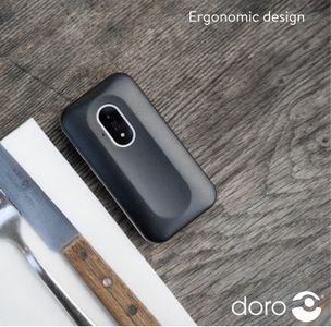 Doro Leva L20 Unlocked Senior Mobile Phone – Black